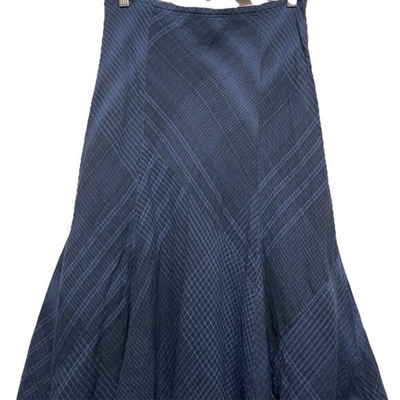 J. Jill Trumpet Skirt Midi Linen Size 8P Boho Vacation Coastal Lagenlook - Picture 5 of 6